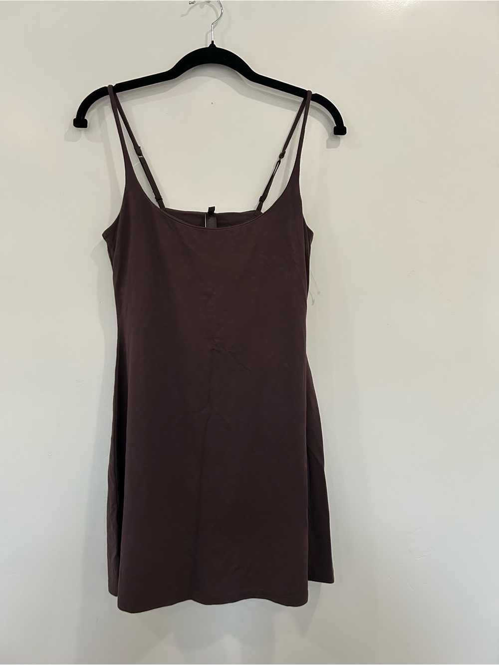 SKIMS Smooth Layers Mini Dress Size Medium in Raisin NWOT - Picture 4 of 8